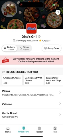 Dino's Grill screenshot