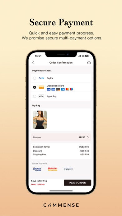 Commense - Latest Trends Shop Screenshot