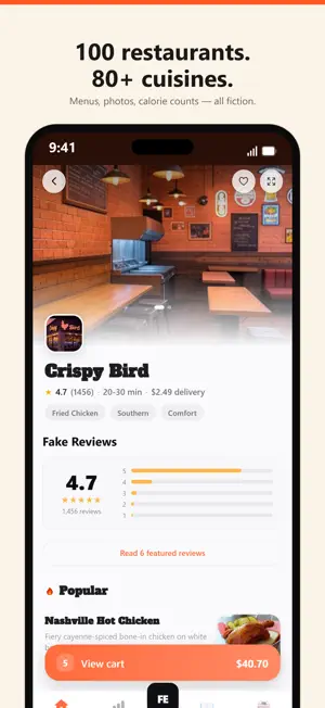 FakeEats: Fake Food Delivery screenshot 2