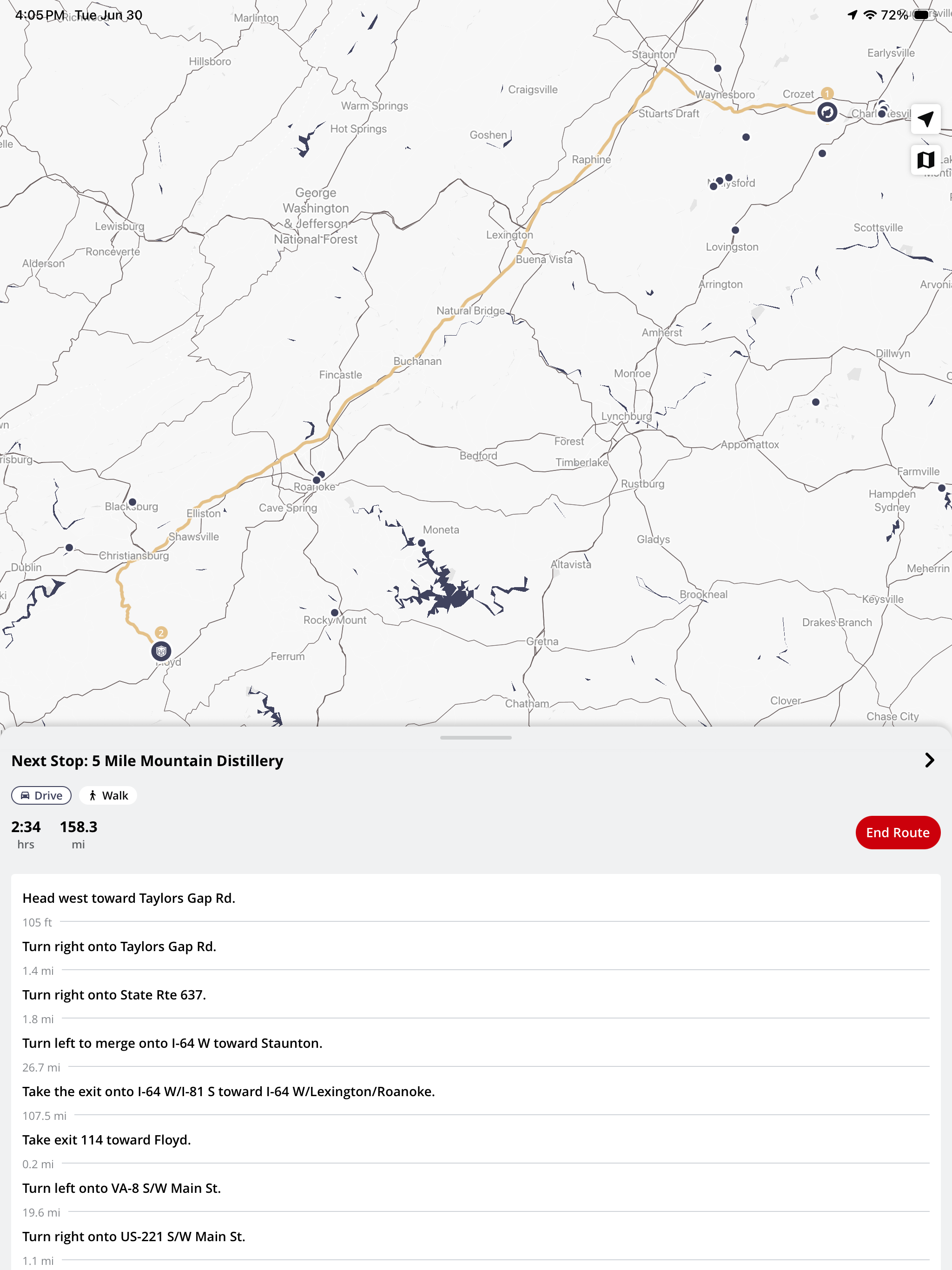 Virginia Spirits Trail screenshot 15