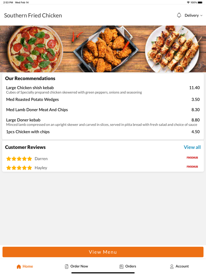 Southern Fried Chicken Vale