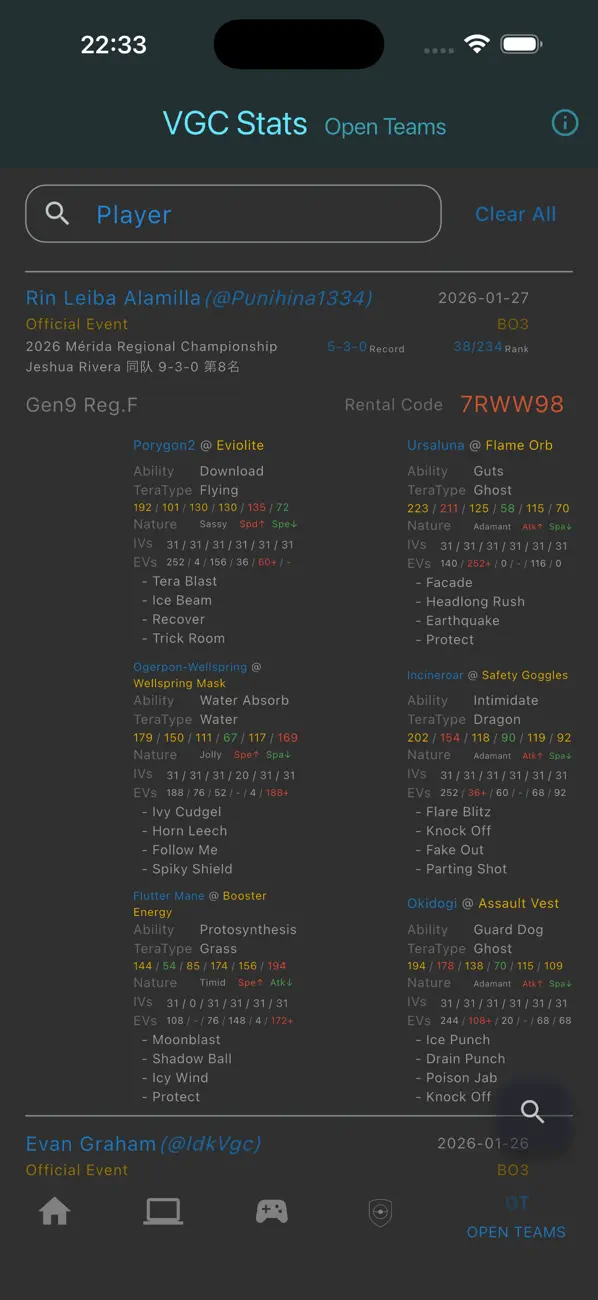 #6. VGC Stats (iOS) โดย: Feng Wang