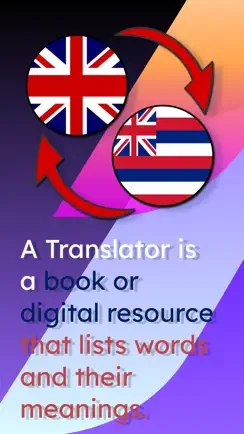 English Hawaiian Translator iPhone image 1