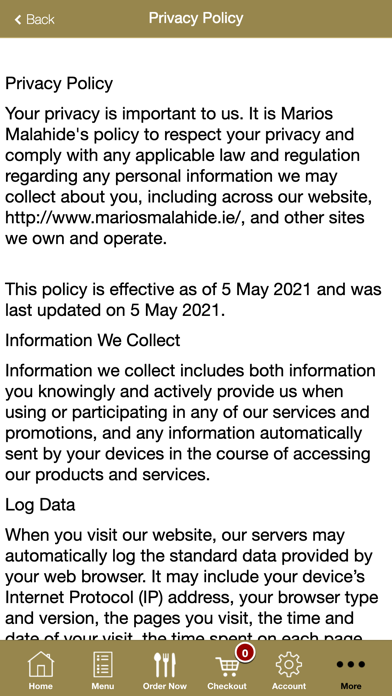 App screenshot