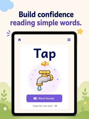 Phonics Learning App iPad screenshot