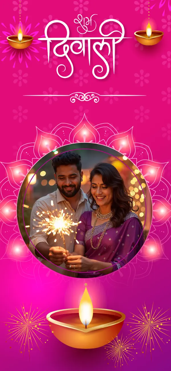Screenshot #3 pour Diwali Photo Frames & Stickers