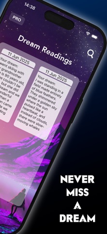 AI Dream Reading Interpreter iPhone screenshot
