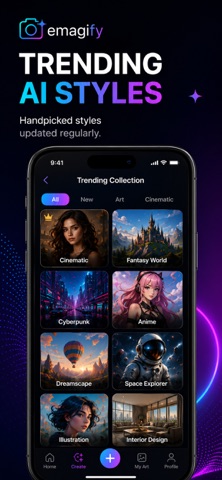 Emagify - AI Photo Generator screenshot