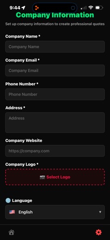 AI Quotation Service iPhone screenshot