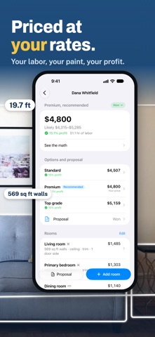 BidCoat: Painting Estimate App screenshot 2
