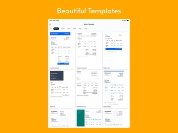 Invoice Maker With Template iPad screenshot