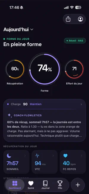 Flowletics screenshot 1