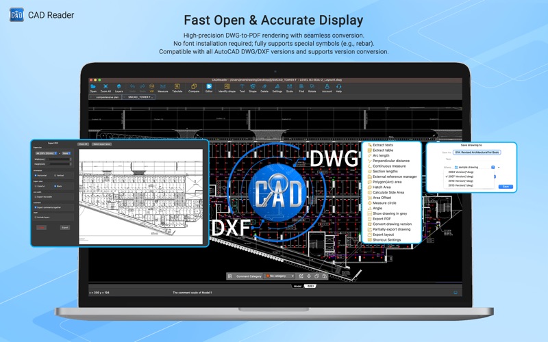 Screenshot #1 pour Fast CAD Reader-View & Measure