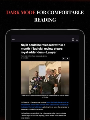 Sinar Daily- Malaysia News iPad screenshot
