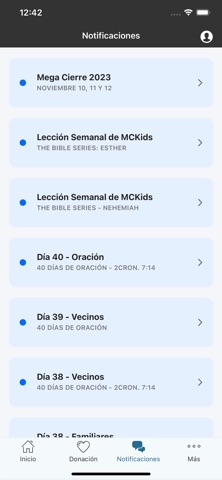 Ministerios Cosecha Screenshot 2 of 3