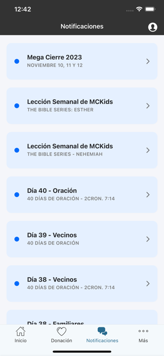 Ministerios Cosecha Screenshot 2 of 3