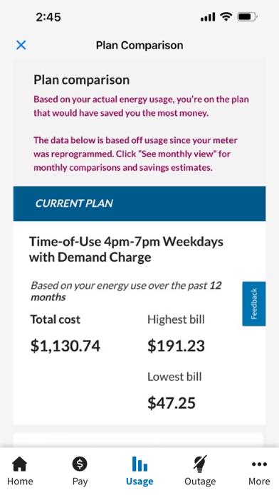 Arizona Public Service Screenshot