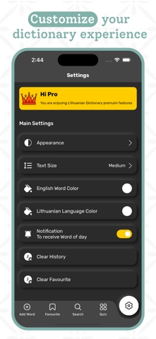 Lithuanian Dictionary screenshot