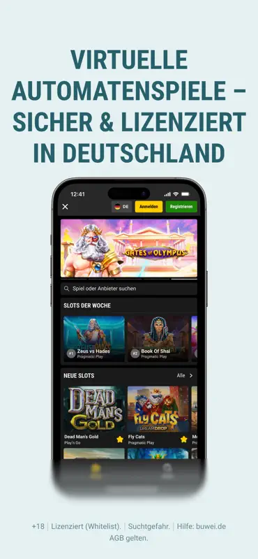 LetsBet - Sportwetten & Slots screenshot 6 of 6