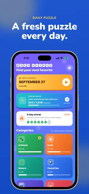 Word Search: Daily Learning screenshot 2