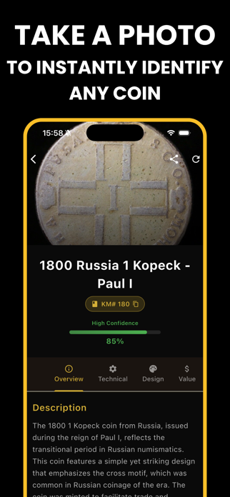 Coin Identifier: AI Value Scan Screenshot 2 of 6