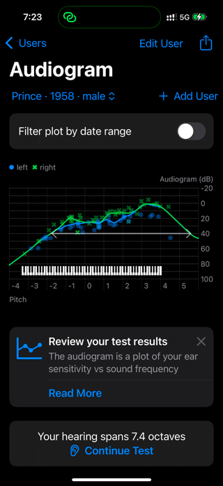 ListenUp Hearing Test Screenshot 4 of 9