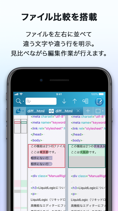 テキストエディタ LiquidLogicのスクリーンショット - 9