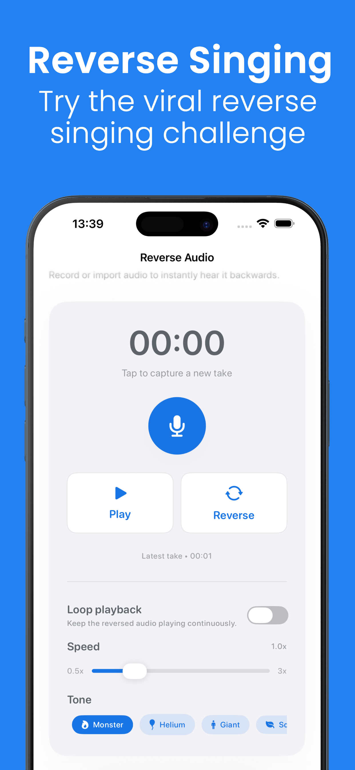 Reverse Audio - Voice Reverser screenshot 4