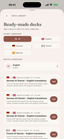Fragments Flashcards Screenshot 6 of 6
