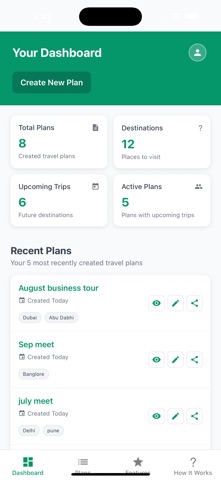 Travel Meet Planner screenshot