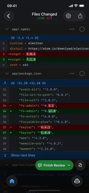GitHub iPhone screenshot 4