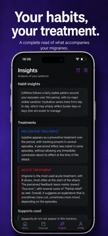 Solace: Migraine Journal iPhone screenshot