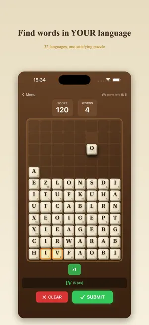 Word Lardox: Word Puzzle screenshot 1