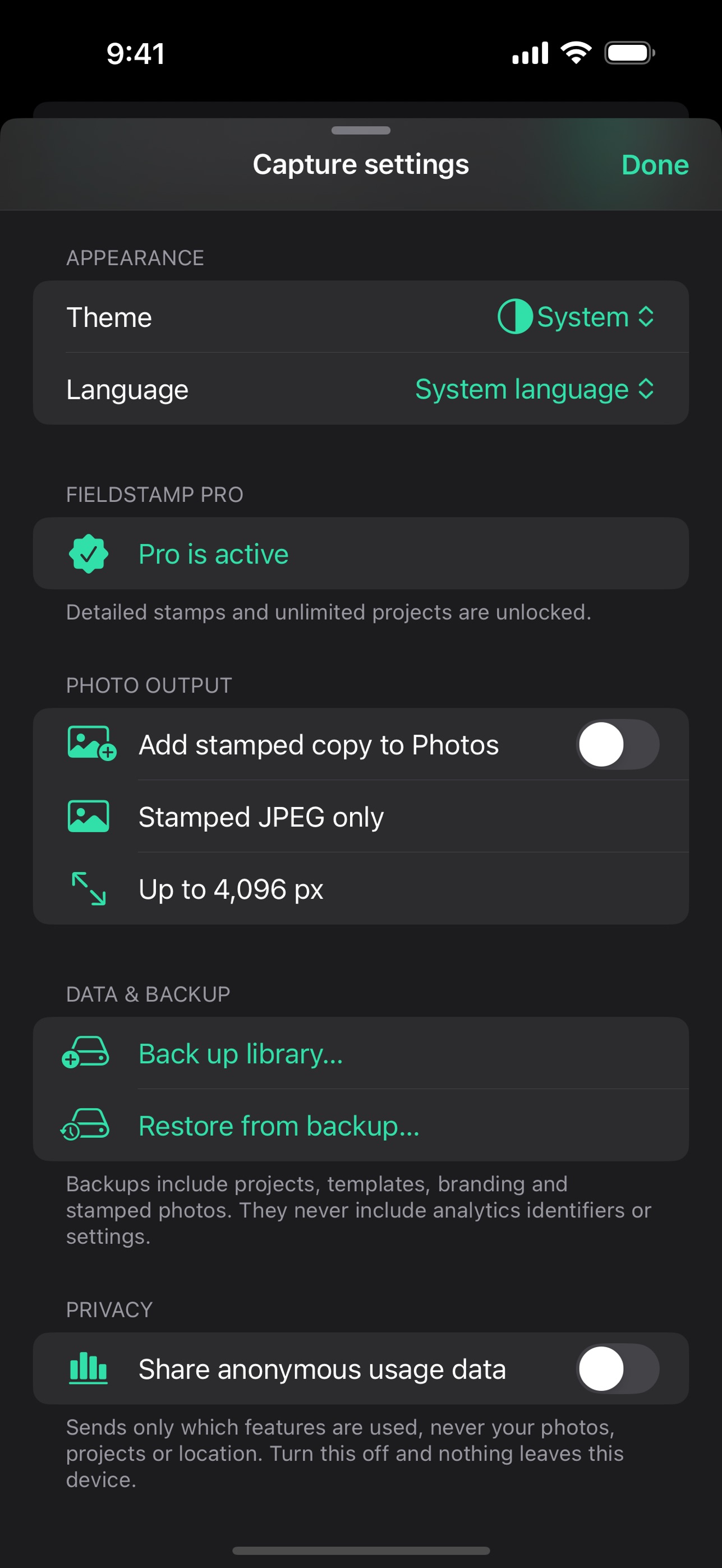 Screenshot 6 of FieldStamp – GPS Field Camera