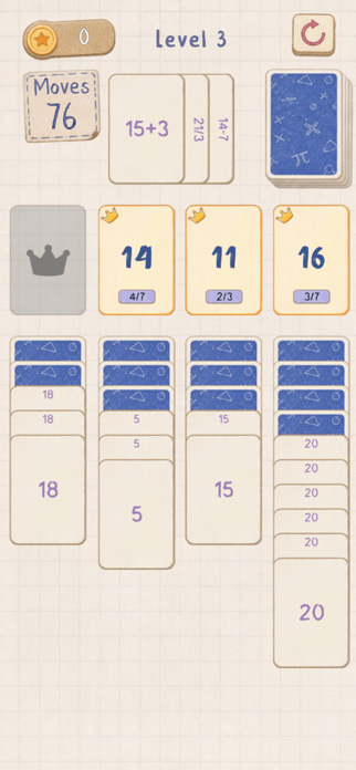 Math Solitaire: Number Match Screenshot 1 of 5