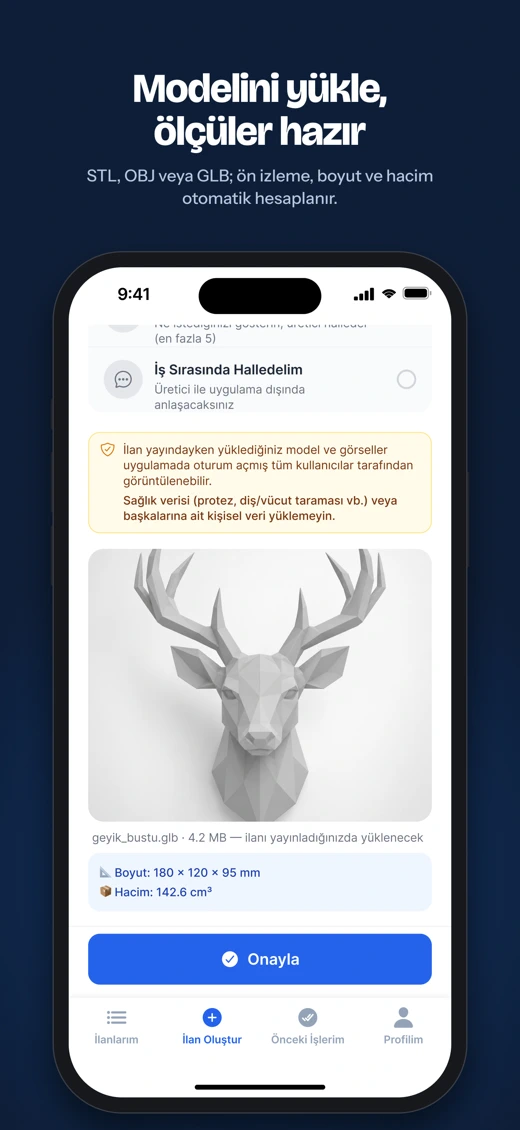3D Bastır: 3D Baskı Hizmeti screenshot 1