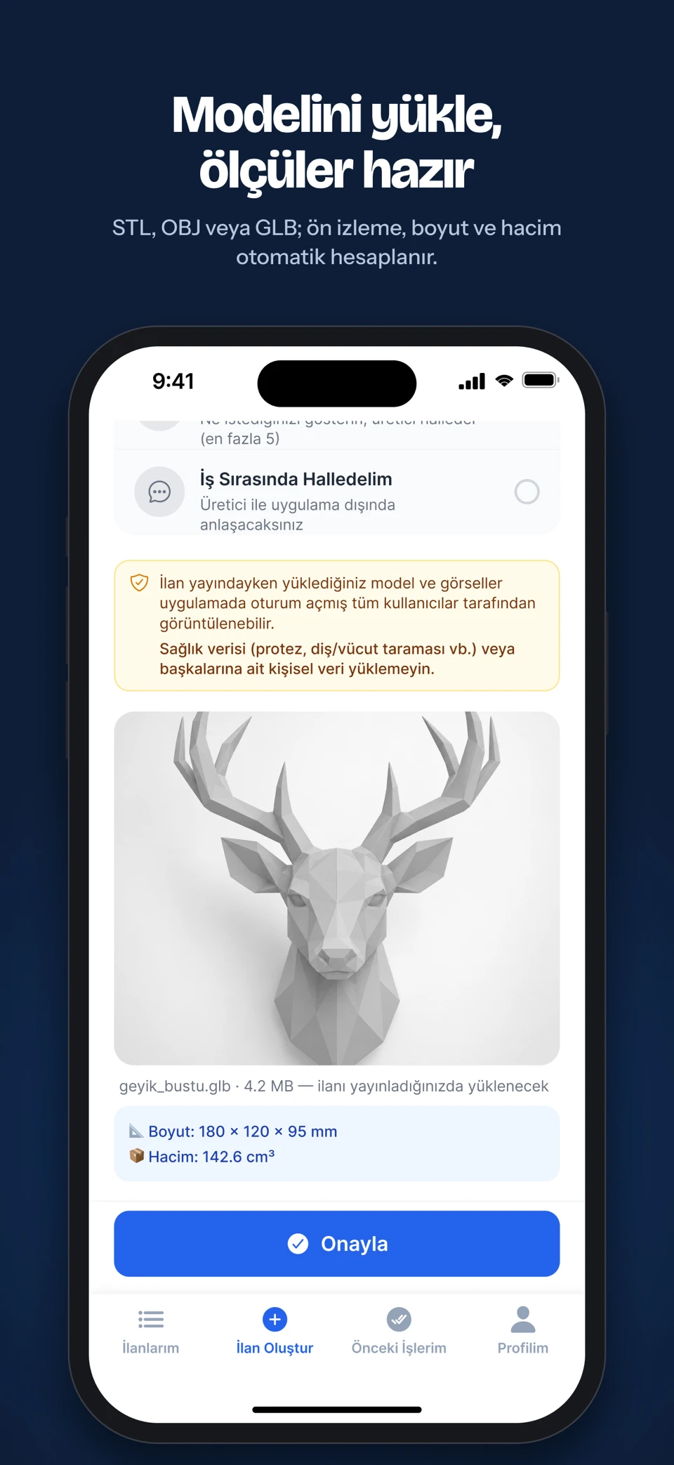 3D Bastır: 3D Baskı Hizmeti screenshot