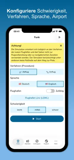 Screenshot von Flugfunk AT auf dem iPhone 2