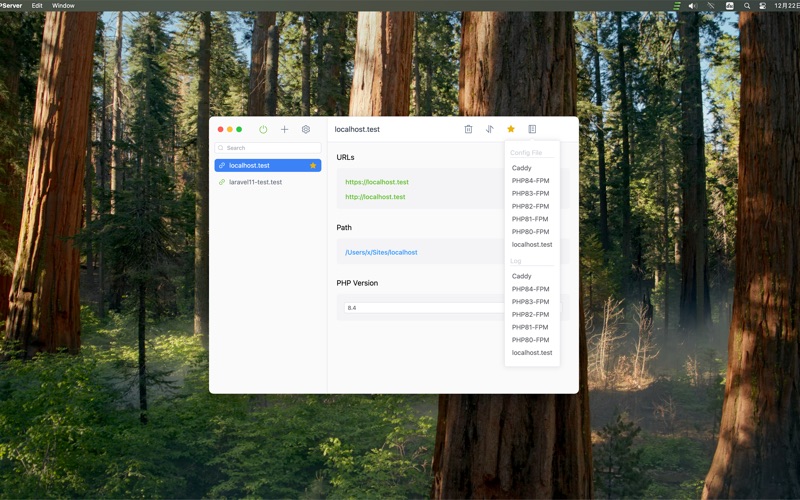 App screenshot