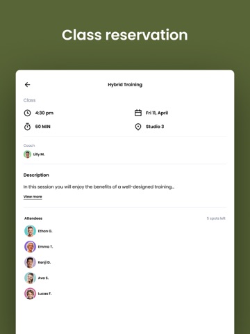 HYPWR Training Club iPad screenshot