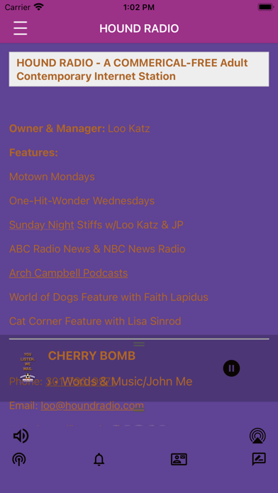 Hound Radio Screenshot