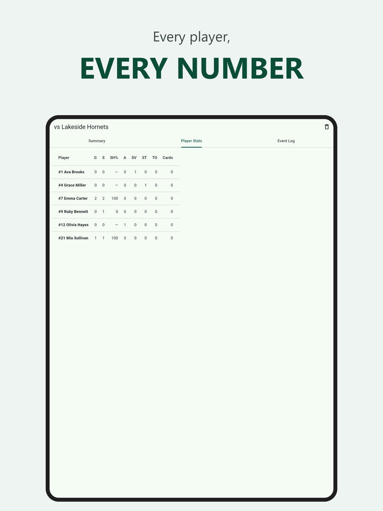 Screenshot 9 of Field Hockey Stats Tracker