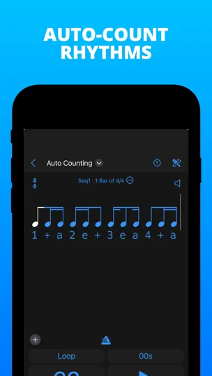 Captura de pantalla de PolyNome Pro: Drum Sequencer en iPhone 8