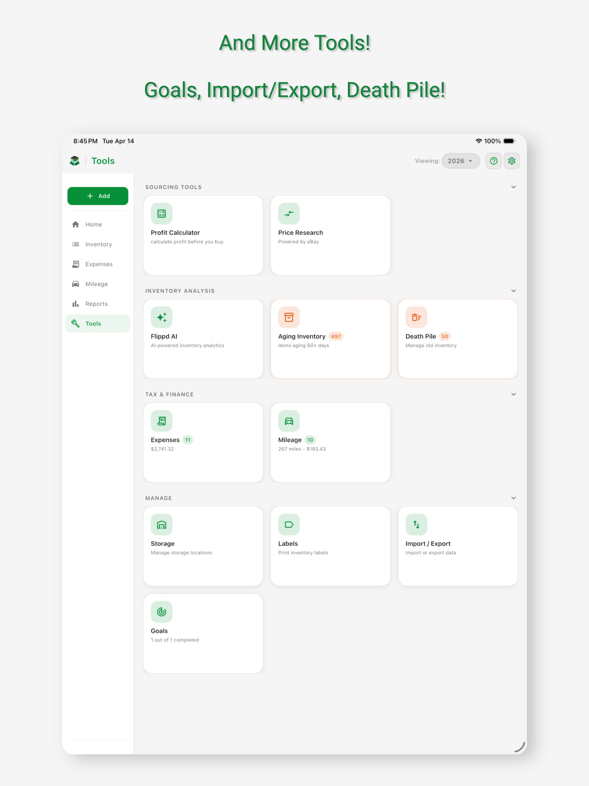 Flippd: Reseller Inventory