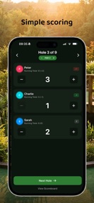 Mini Golf Scorekeeper screenshot