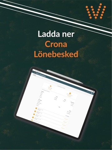 Crona Lönebesked iPad screenshot 1