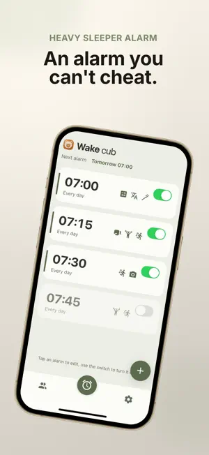 Wake cub: Heavy Sleeper Alarm screenshot 3