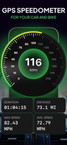 GPS Speedometer: HUD Speed screenshot