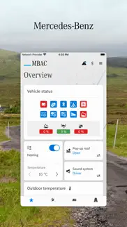 mercedes-benz advanced control iphone capturas de pantalla 1