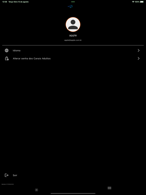 Nets Telecom iPad screenshot